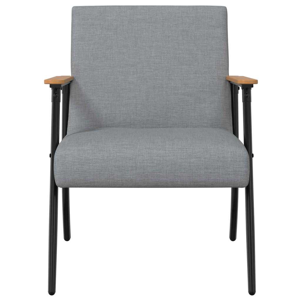 lænestol Lysegrå Stof