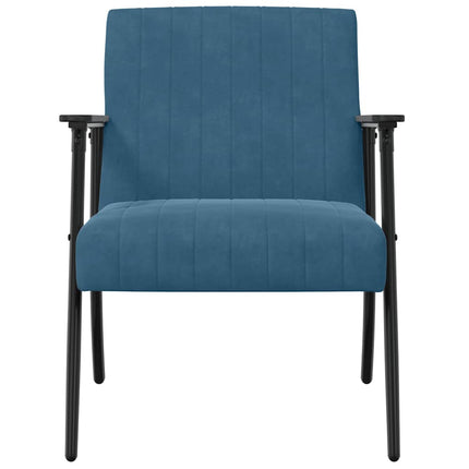 lænestol Blå 59 x 75 x 78 cm Fløjl