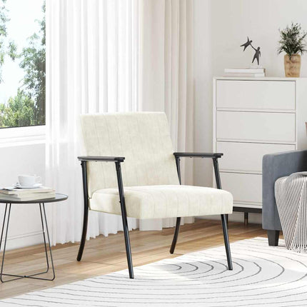 lænestol Creme 59 x 75 x 78 cm Fløjl