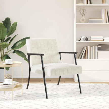 lænestol Creme 59 x 75 x 78 cm Fløjl