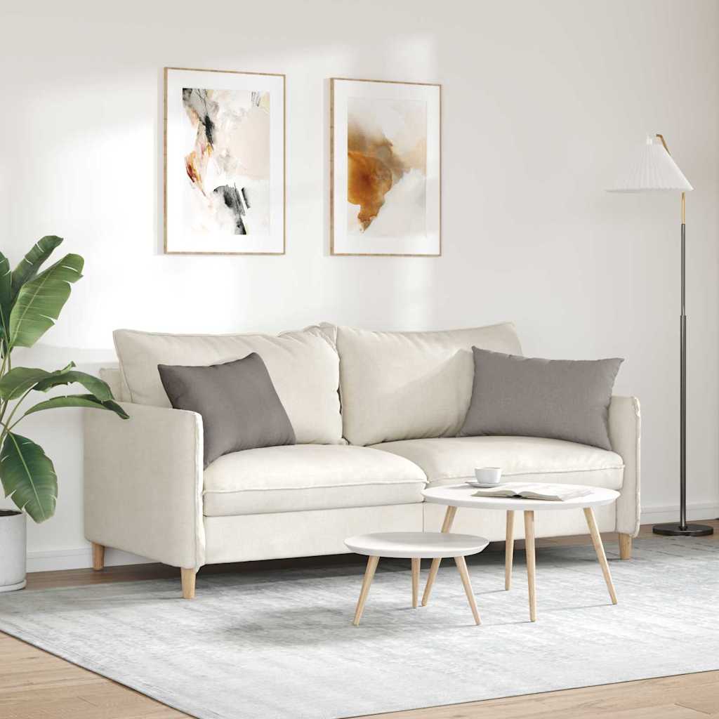 Sofapuder 2 pcs Gråbrun 60 x 40 cm Stof