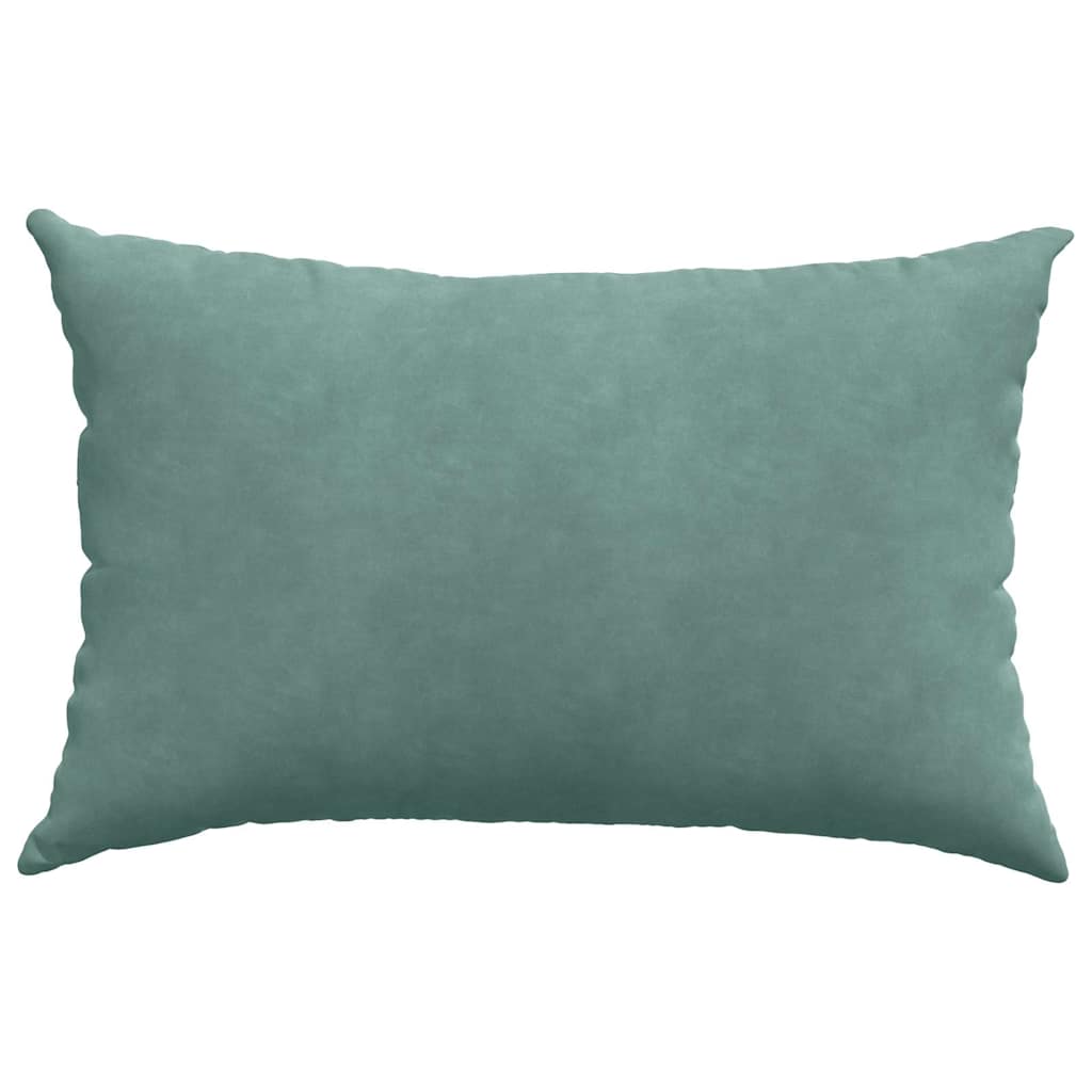Sofapuder 2 pcs Havgrøn 60 x 40 cm Velourstof