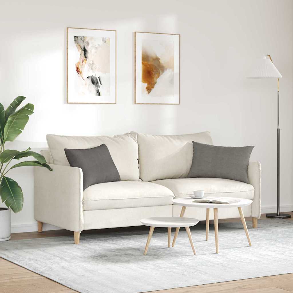 Sofapuder 2 pcs Lysegrå 60 x 40 cm Velourstof