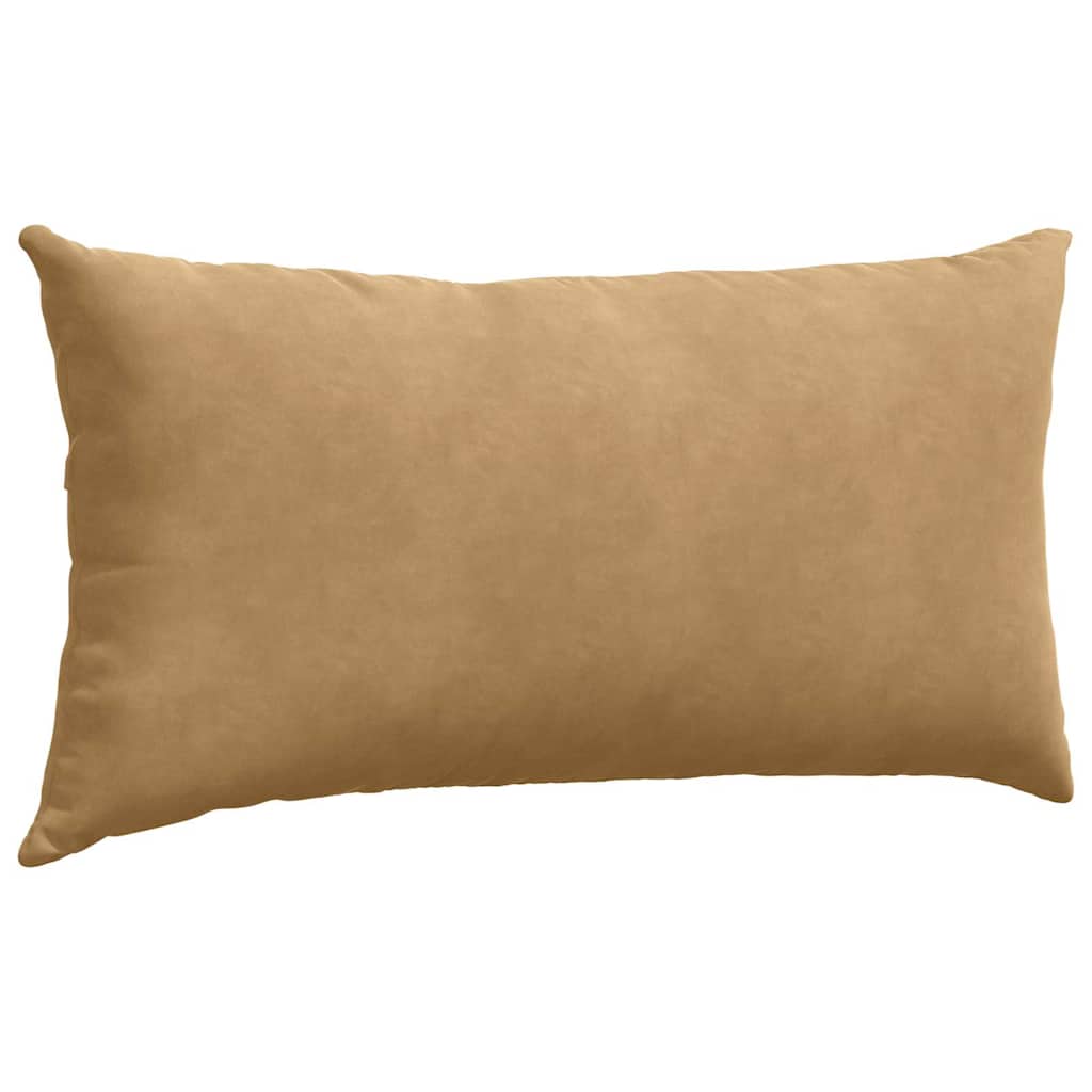 Sofapuder 2 pcs Brun 80 x 40 cm Velourstof