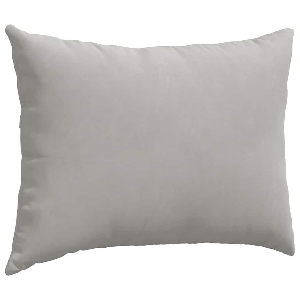 Sofapuder 2 pcs Lysegrå 70 x 50 cm Stof