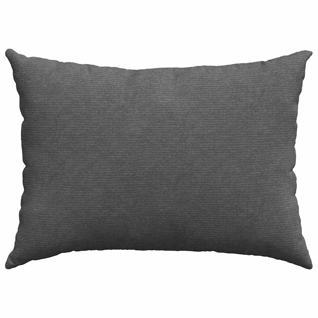 Sofapuder 2 pcs Mørkegrå 70 x 50 cm Velourstof