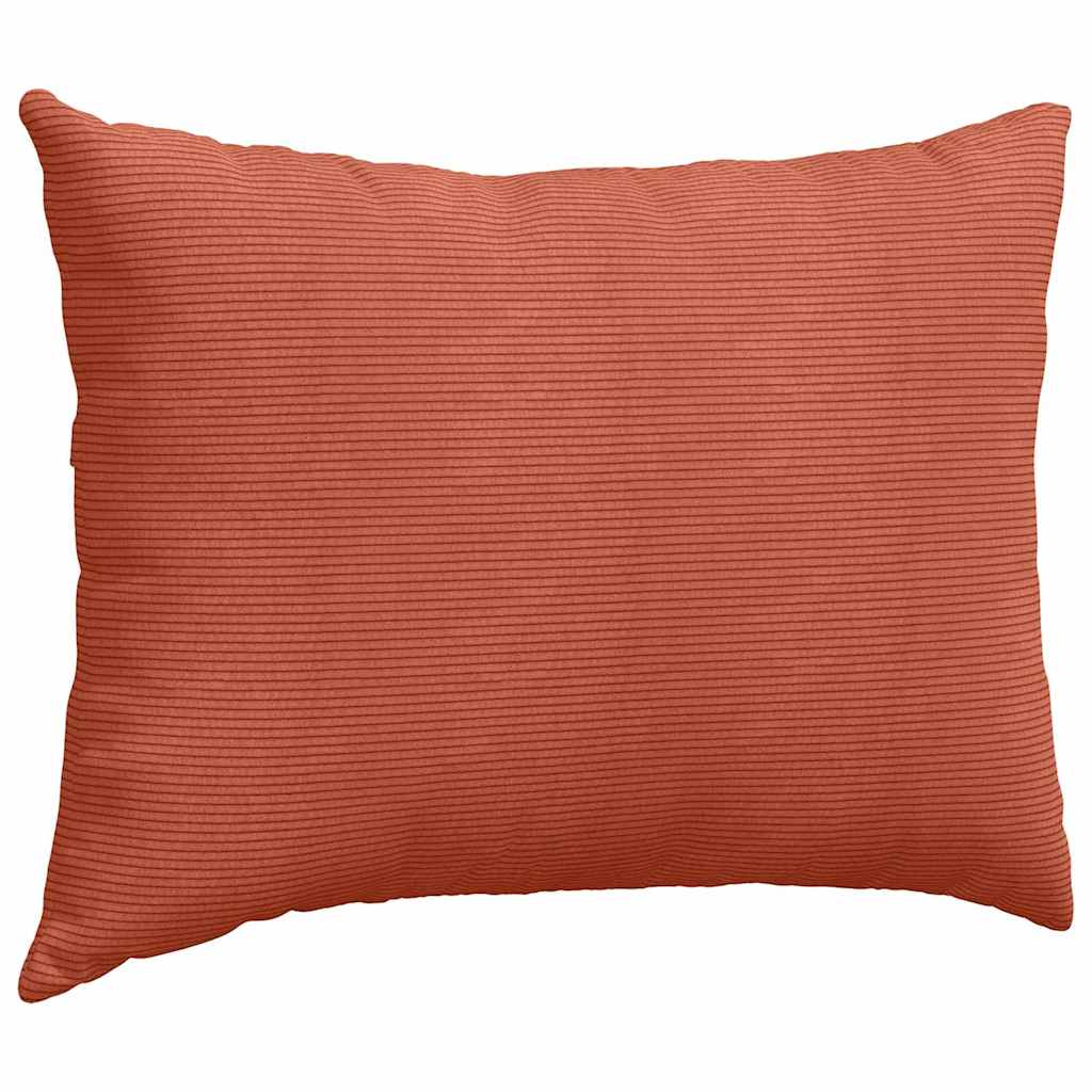 Sofapuder 2 pcs Rød orange 70 x 50 cm Velourstof