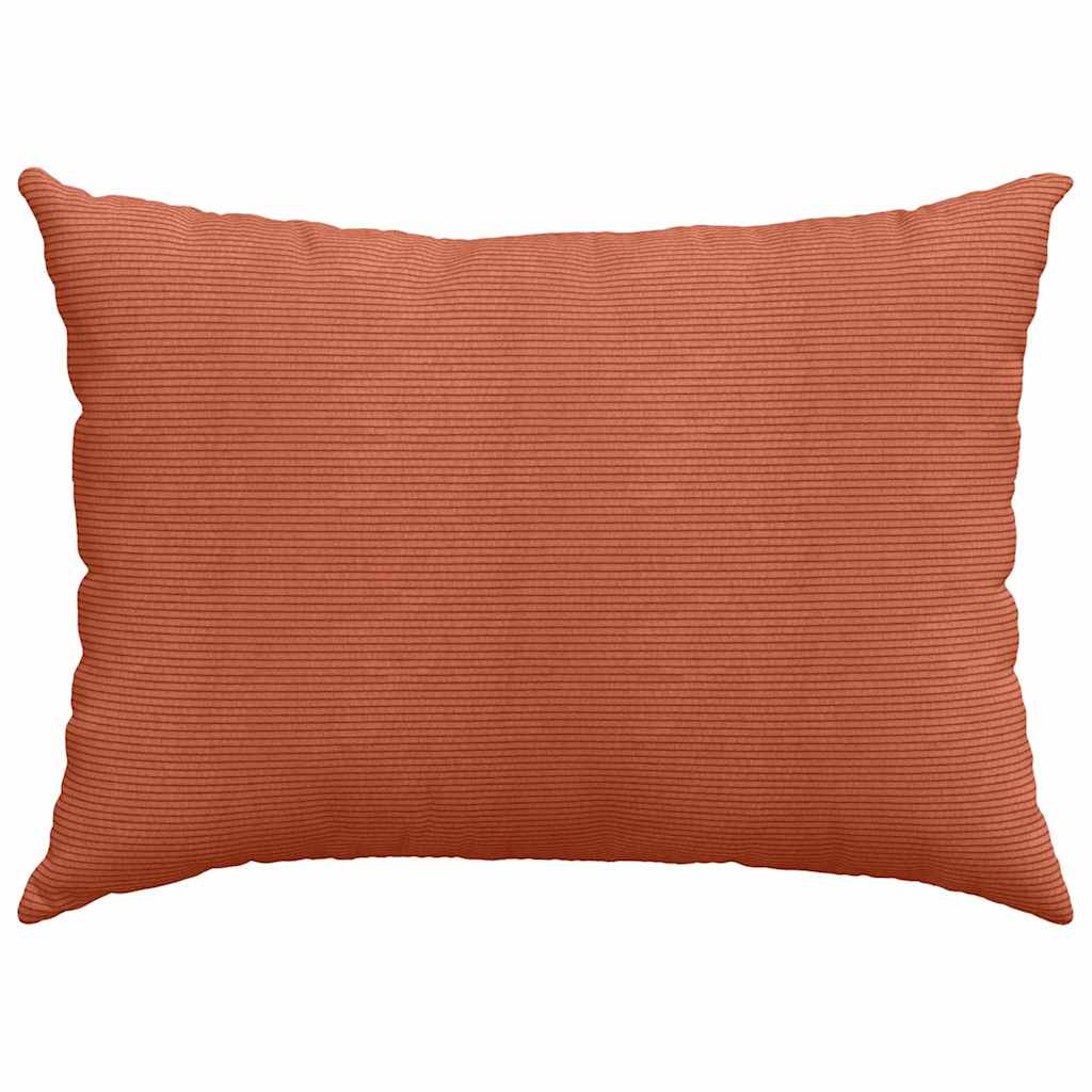 Sofapuder 2 pcs Rød orange 70 x 50 cm Velourstof
