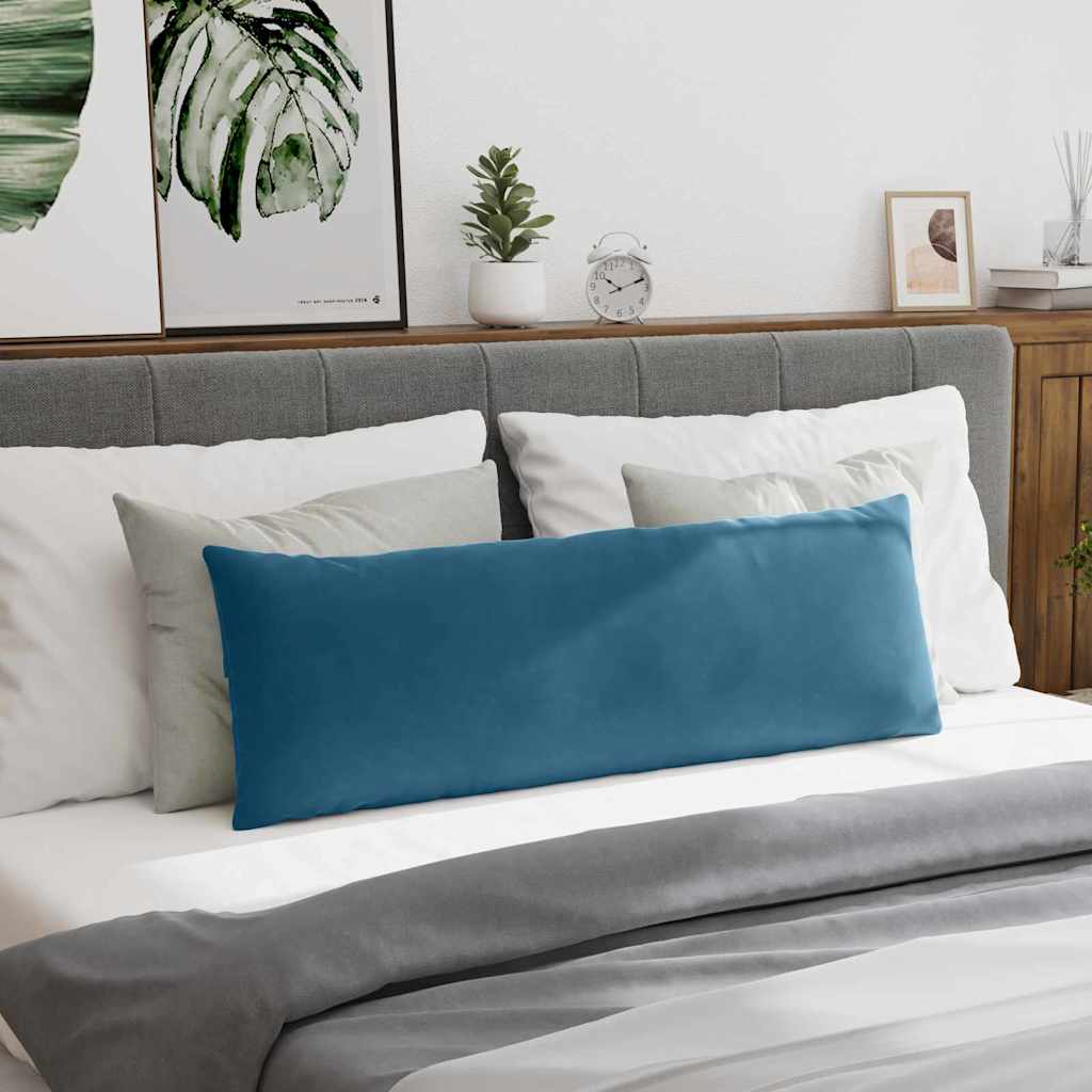 Sofapuder 2 pcs Blå 120 x 40 cm Velourstof