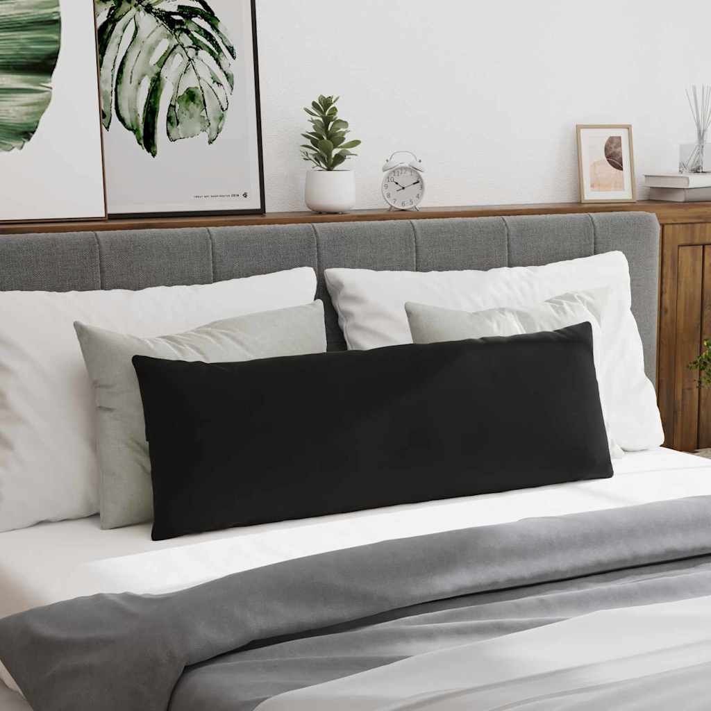 Sofapuder 2 pcs Sort 120 x 40 cm Velourstof