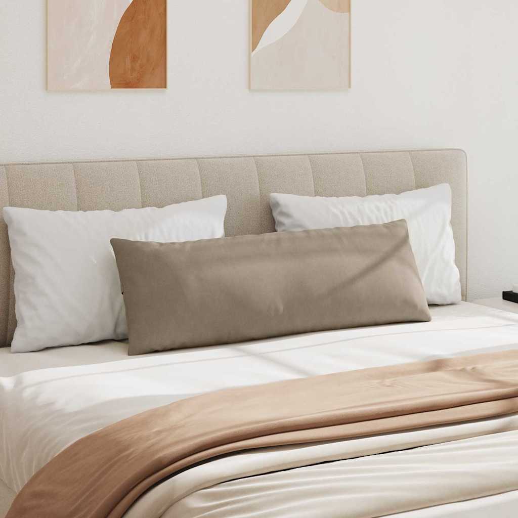 Sofapuder 2 pcs Gråbrun 120 x 40 cm Stof