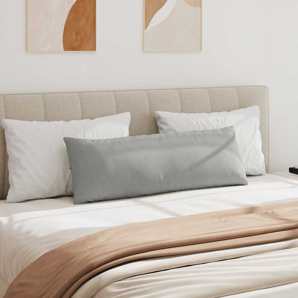 Sofapuder 2 pcs Lysegrå 120 x 40 cm Stof