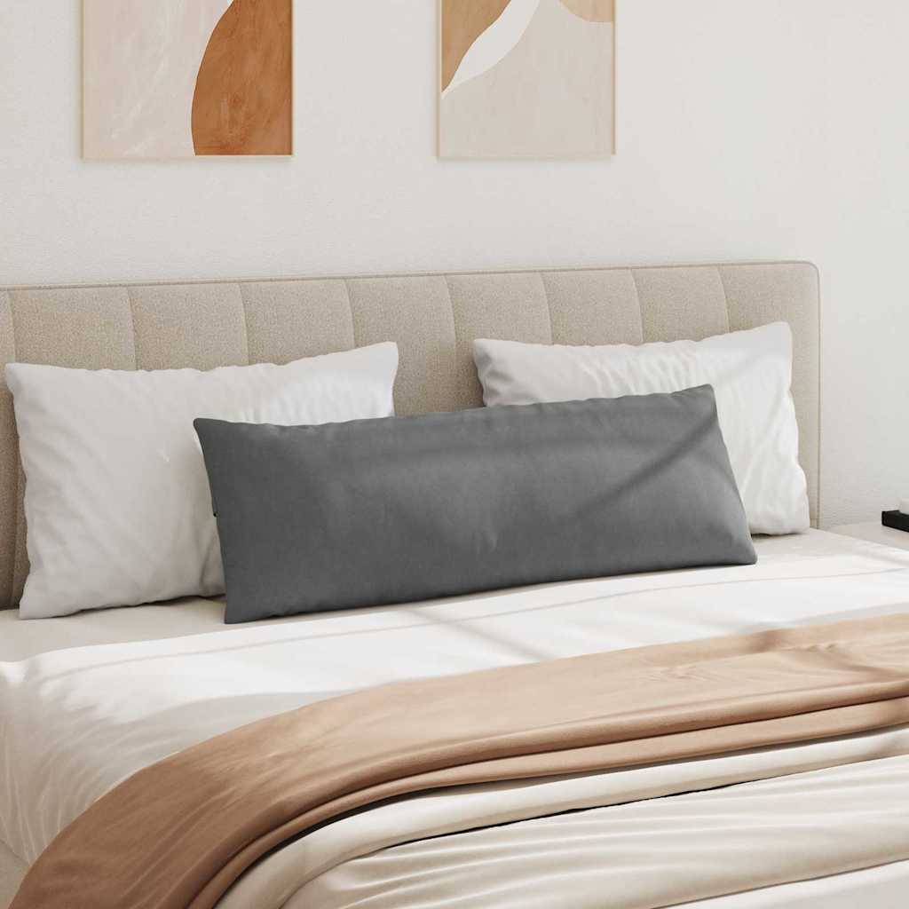Sofapuder 2 pcs Mørkegrå 120 x 40 cm Stof