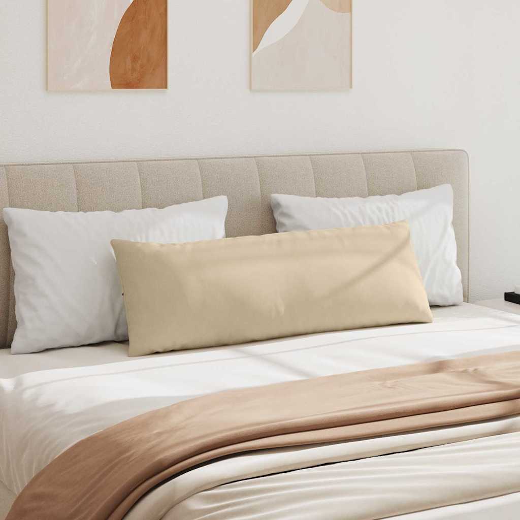 Sofapuder 2 pcs Creme 120 x 40 cm Stof