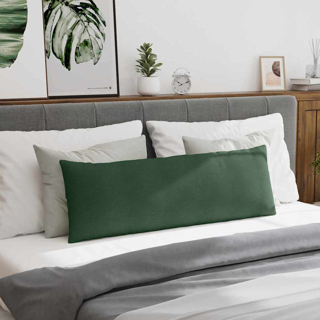 Sofapuder 2 pcs Mørkegrøn 120 x 40 cm Velourstof