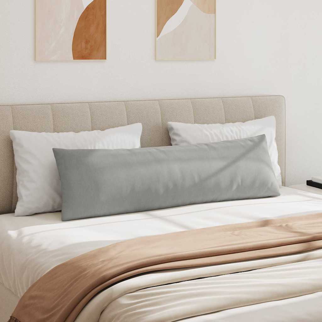 Sofapuder 2 pcs Lysegrå 145 x 40 cm Stof