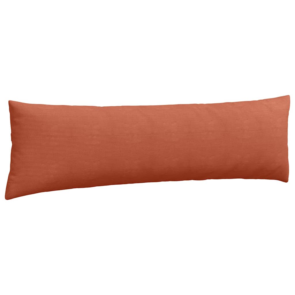 Sofapuder 2 pcs Rød orange 145 x 40 cm Velourstof