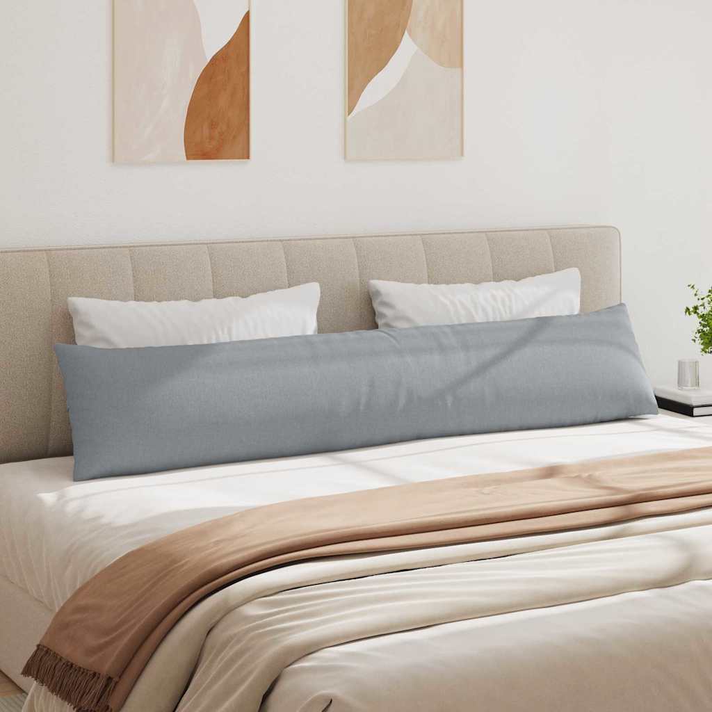 Sofapuder 2 pcs Lysegrå 200 x 40 cm Stof