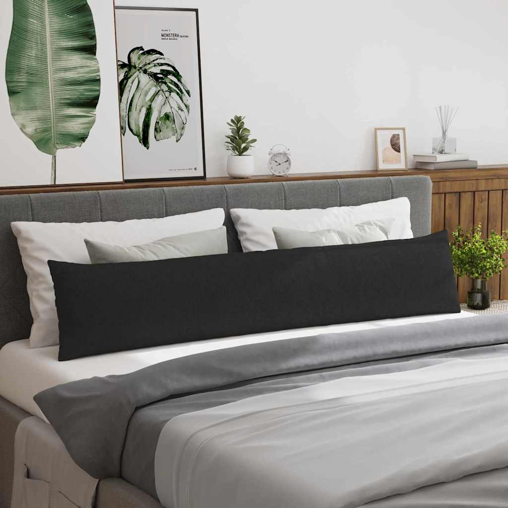 Sofapuder 2 pcs Sort 200 x 40 cm Stof