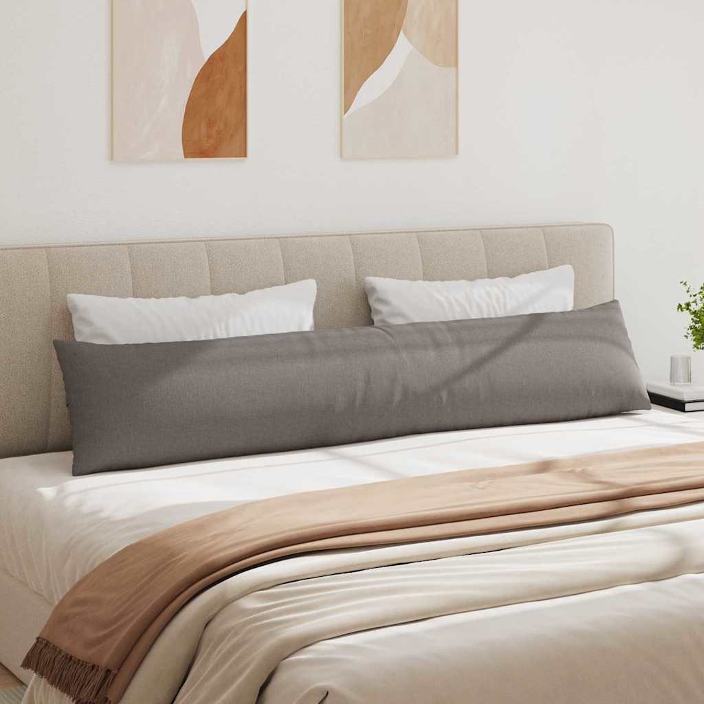 Sofapuder 2 pcs Gråbrun 200 x 40 cm Stof