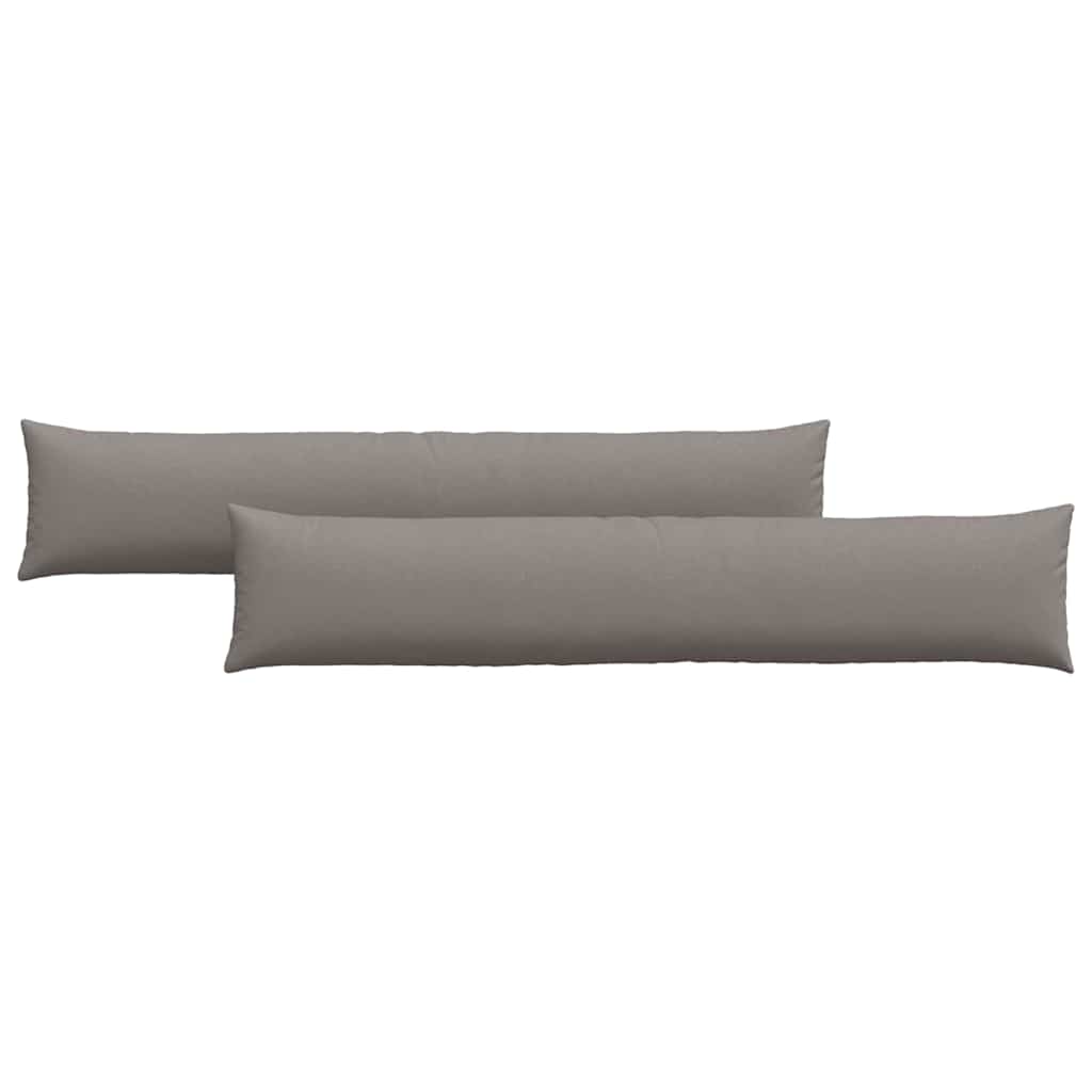 Sofapuder 2 pcs Gråbrun 200 x 40 cm Stof