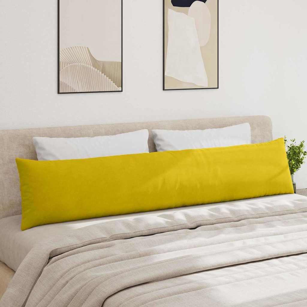 Sofapuder 2 pcs Gul 200 x 40 cm Velourstof