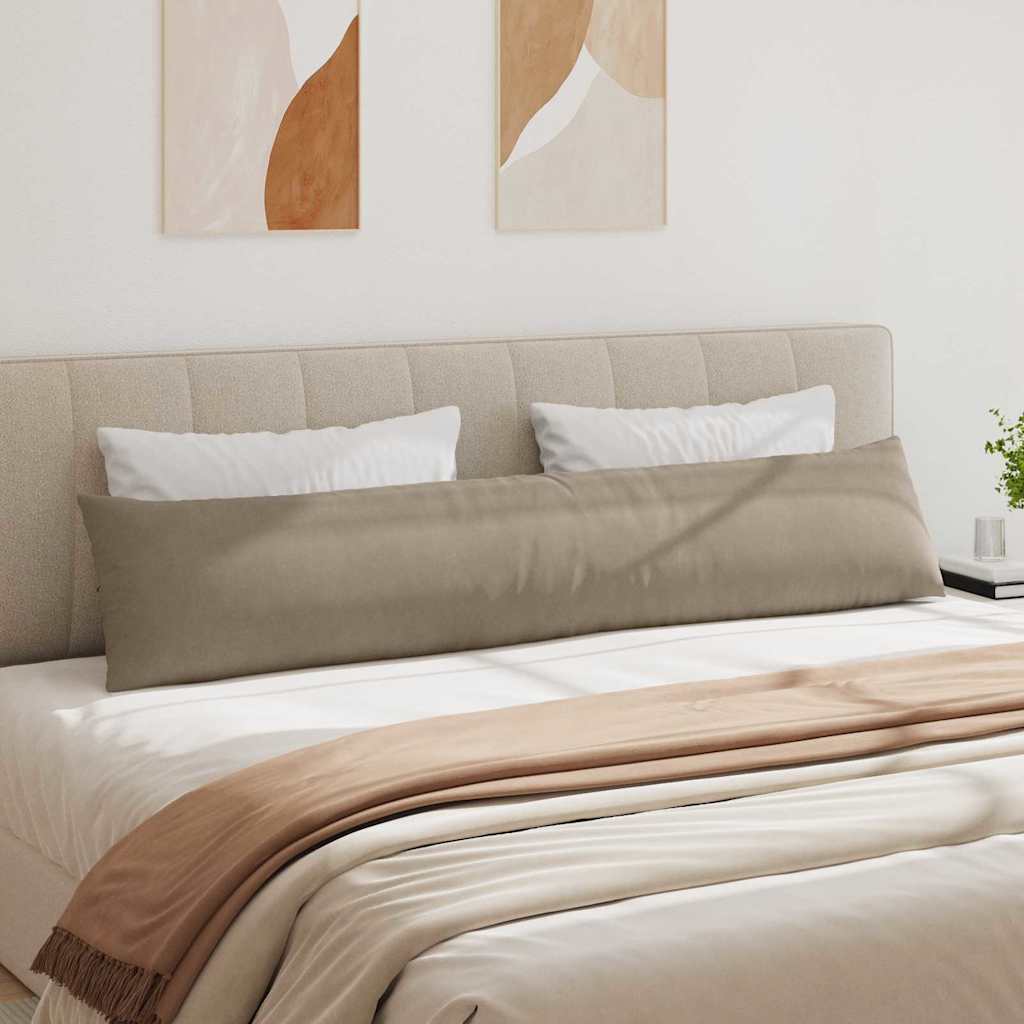 Sofapuder 2 pcs Gråbrun 200 x 40 cm Stof