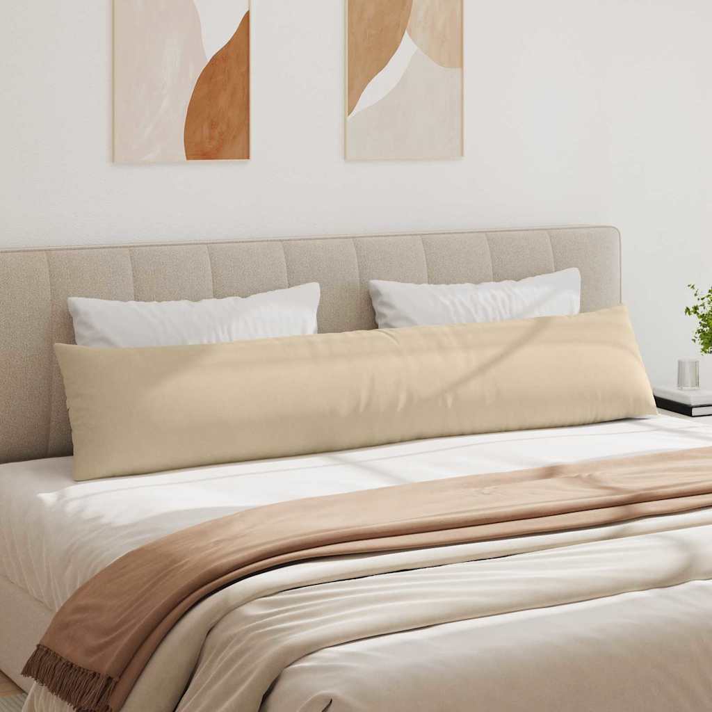 Sofapuder 2 pcs Creme 200 x 40 cm Stof