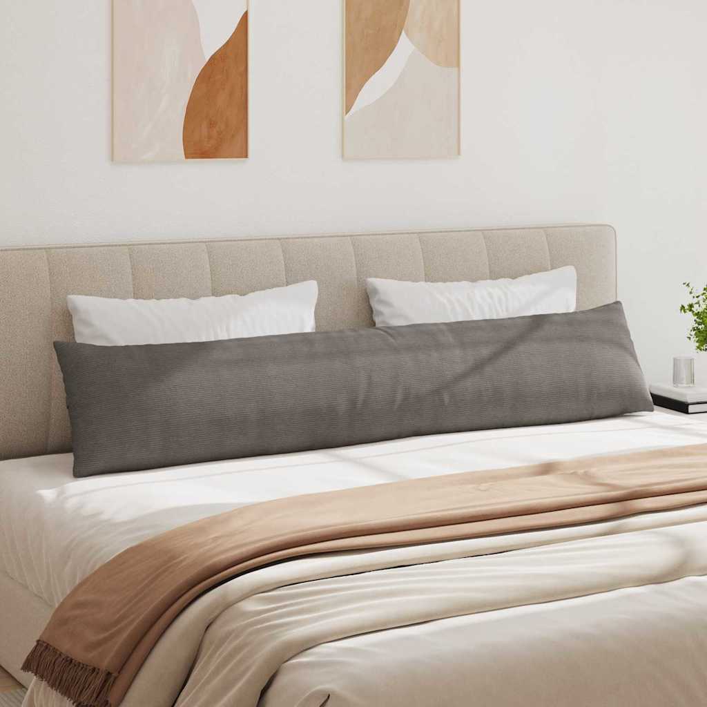 Sofapuder 2 pcs Lysegrå 200 x 40 cm Velourstof