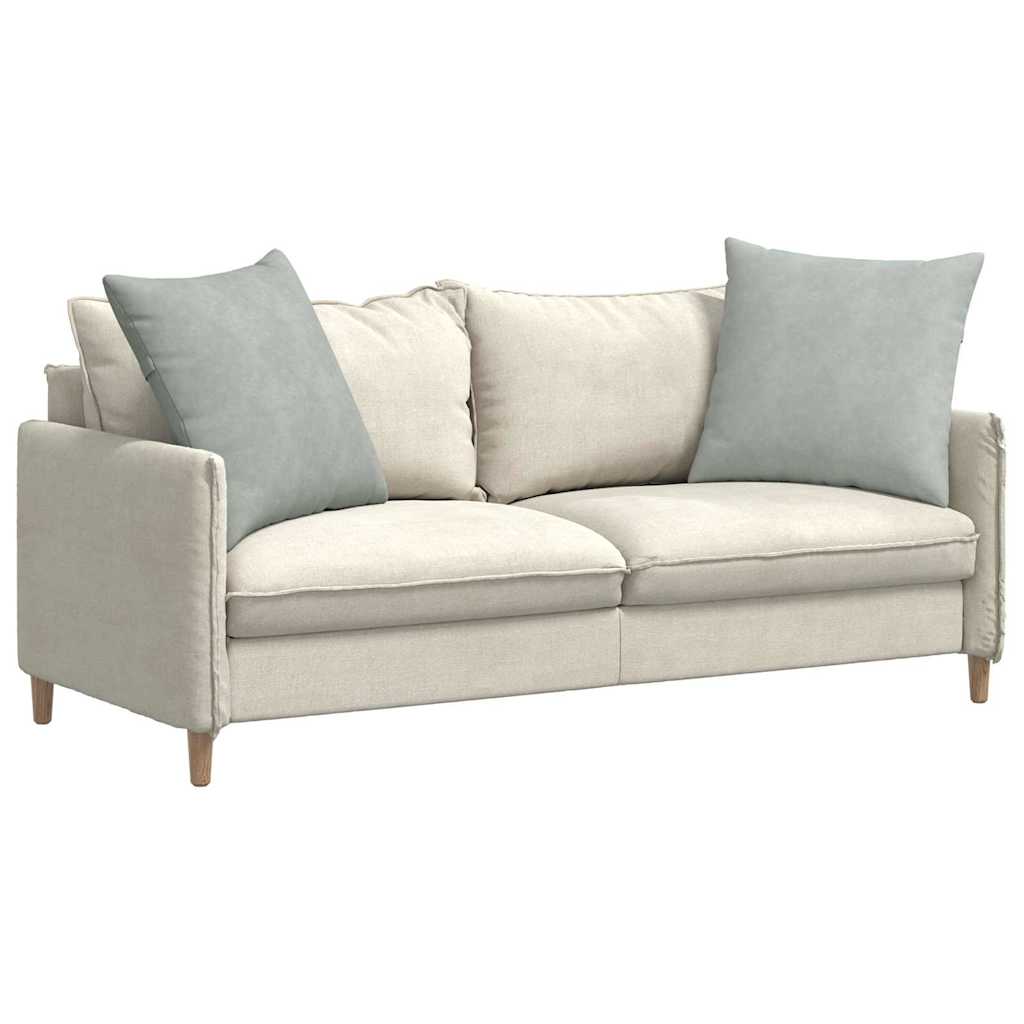 Sofapuder 2 pcs Lysegrå 80 x 80 cm Velourstof