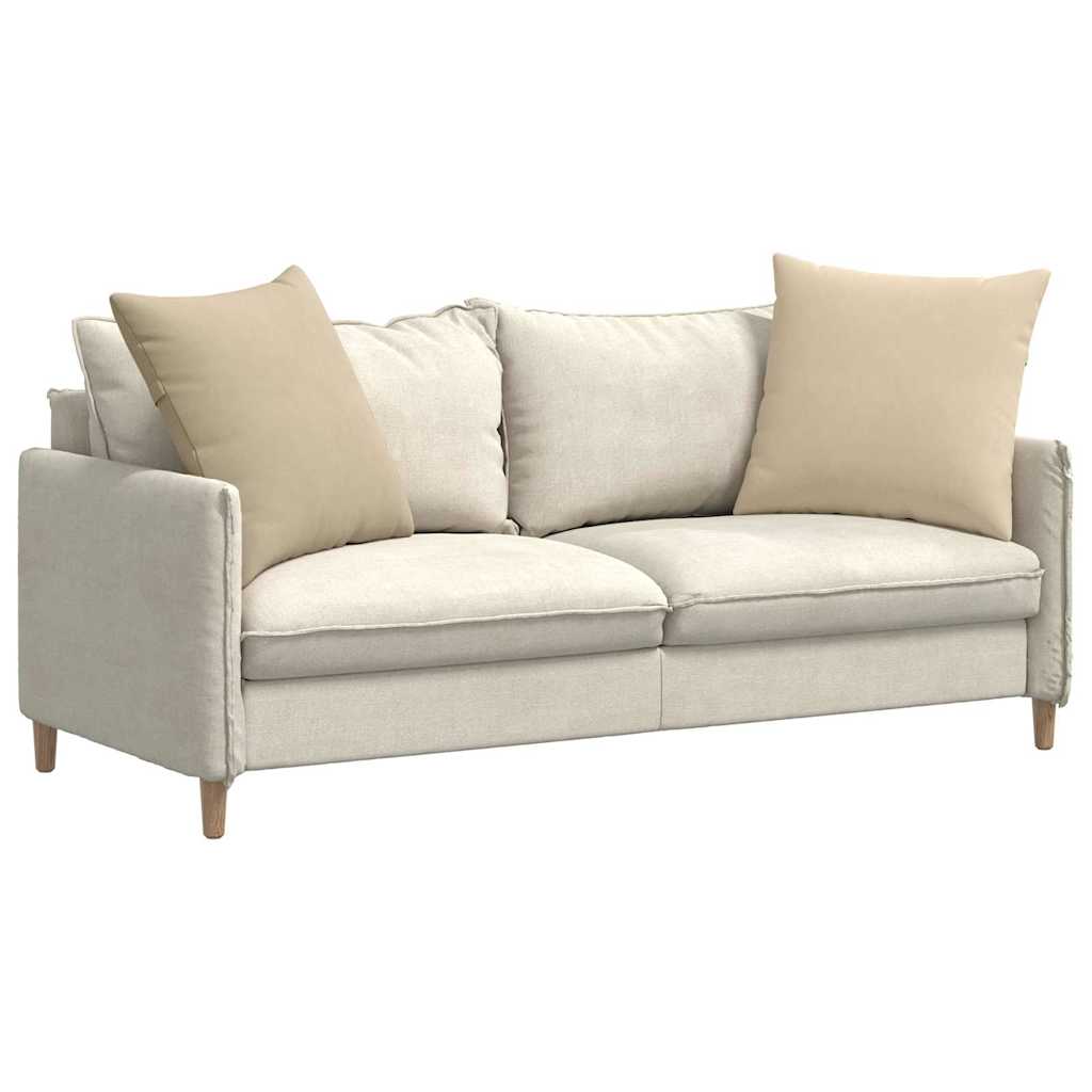 Sofapuder 2 pcs Creme 80 x 80 cm Stof