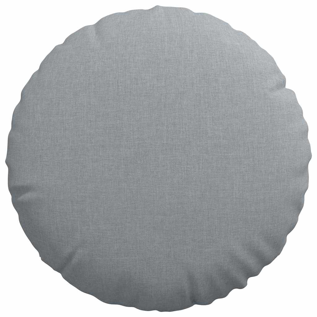 Sædepuder 2 pcs Lysegrå Ø40 x 13 cm Stof