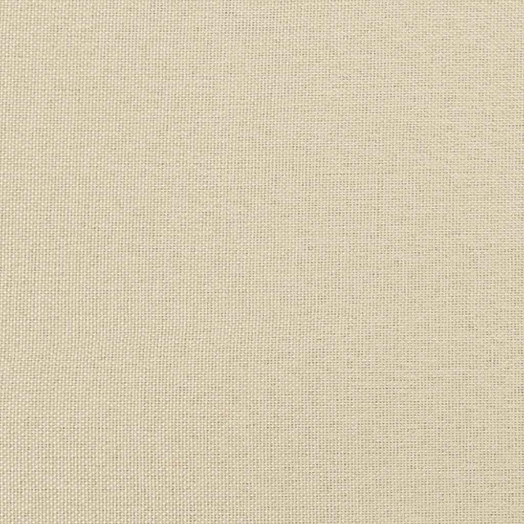 Sædepuder 2 pcs Creme Ø50 x 19 cm Stof