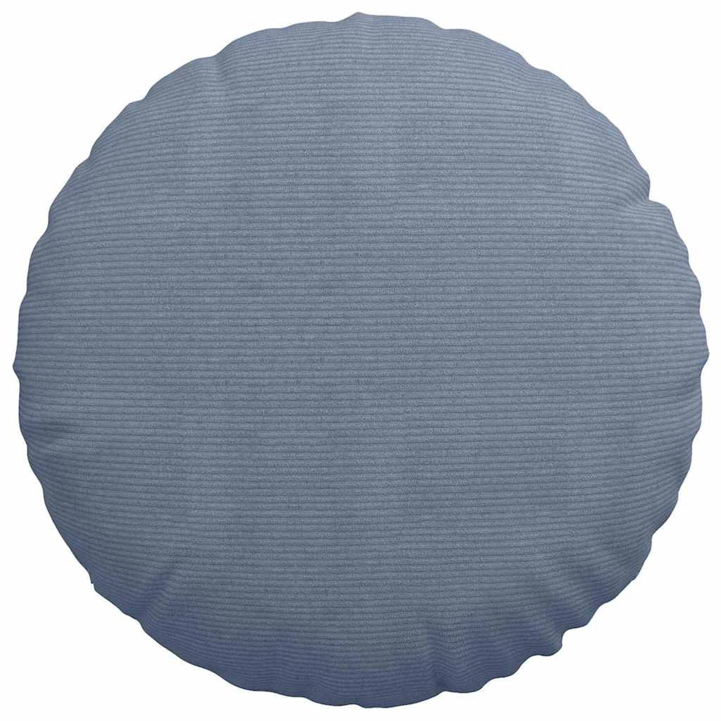 Sædepuder 2 pcs Blå Ø60 x 21 cm Velourstof