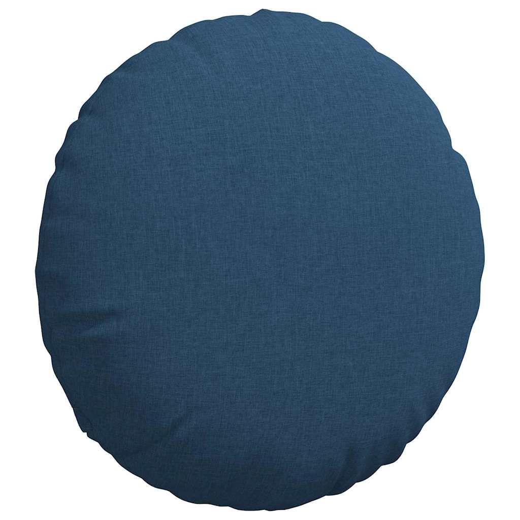 Sædepuder 2 pcs Blå Ø80 x 29 cm Stof