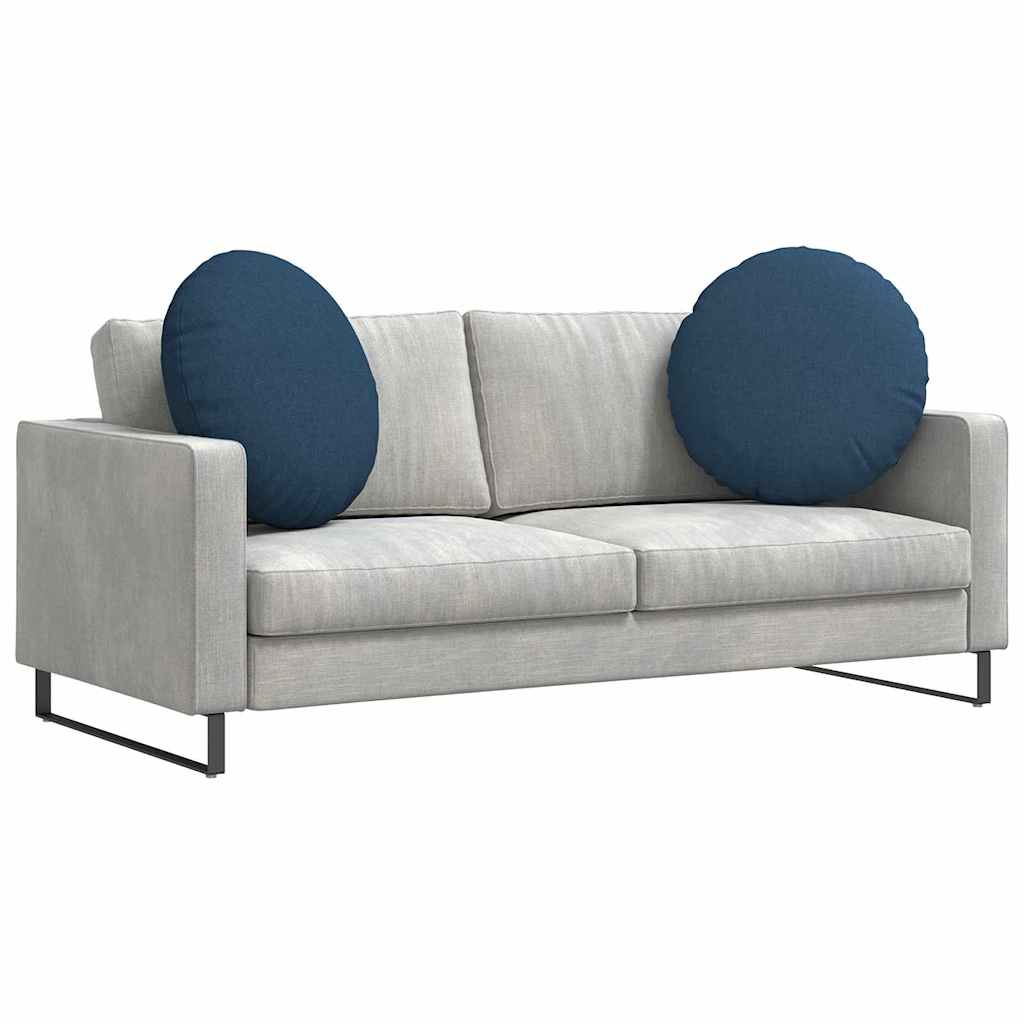 Sædepuder 2 pcs Blå Ø80 x 29 cm Stof