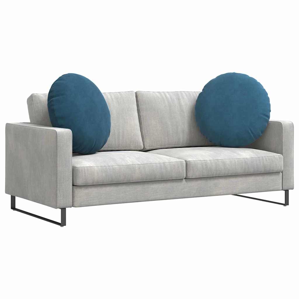 Sædepuder 2 pcs Blå Ø 80 x 29 cm Fløjl