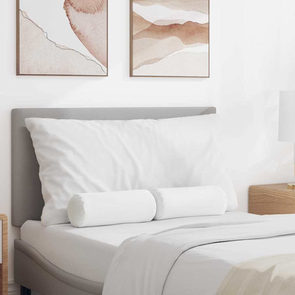 Bolsterpuder 2 pcs Hvid Ø 15 x 40 cm Stof