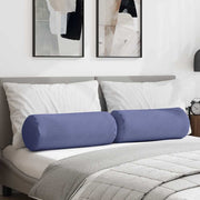 Bolsterpuder 2 pcs Jeans blå Ø 25 x 70 cm Stof