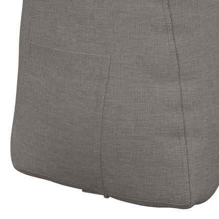 Rygpude Gråbrun 45 x 24 x 50 cm Stof