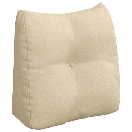 Rygpude Creme 45 x 24 x 50 cm Stof