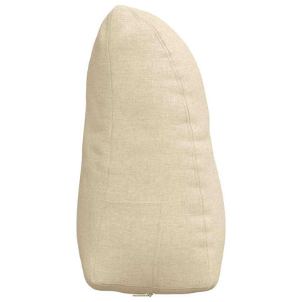 Rygpude Creme 45 x 24 x 50 cm Stof