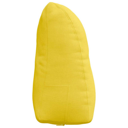Rygpude Lys Gul 45 x 24 x 50 cm Stof