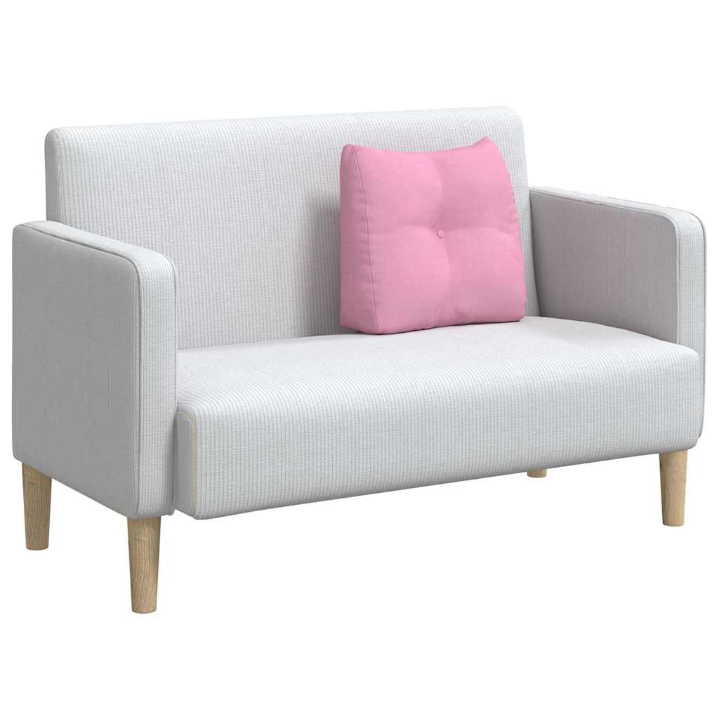 Rygpude Lyserød 45 x 24 x 50 cm Stof