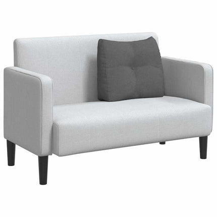 Rygpude Mørkegrå 60 x 24 x 50 cm Stof