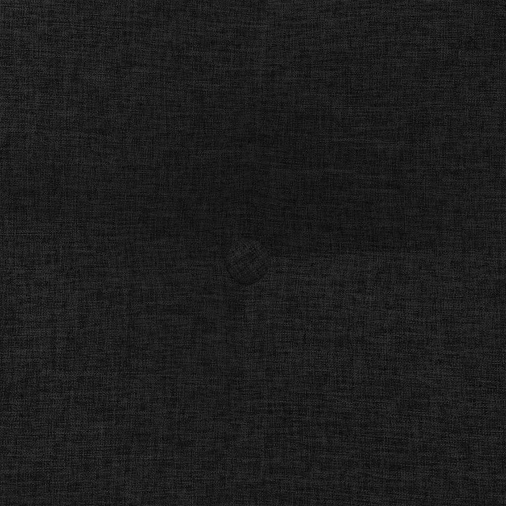 Rygpude Sort 60 x 24 x 50 cm Stof