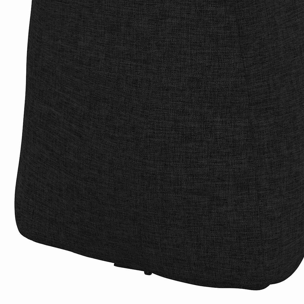 Rygpude Sort 60 x 24 x 50 cm Stof