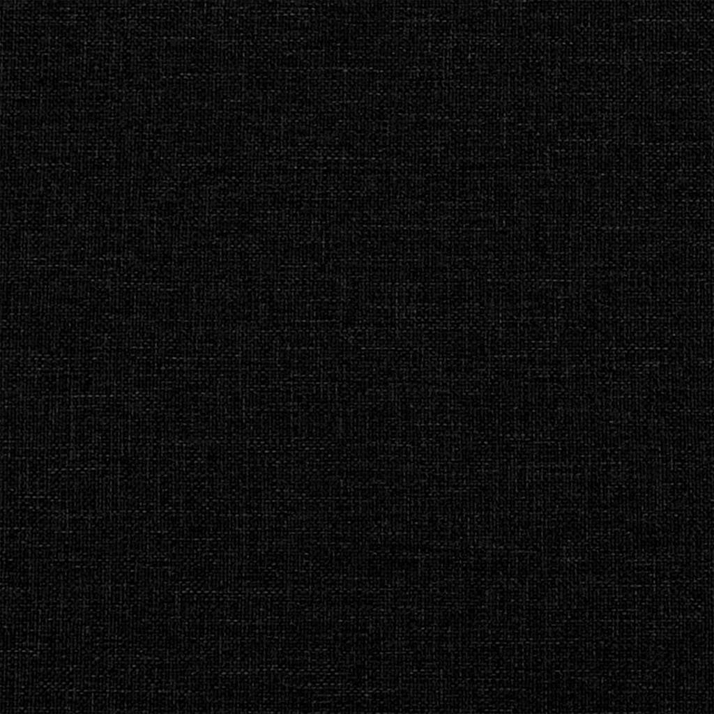 Rygpude Sort 60 x 24 x 50 cm Stof