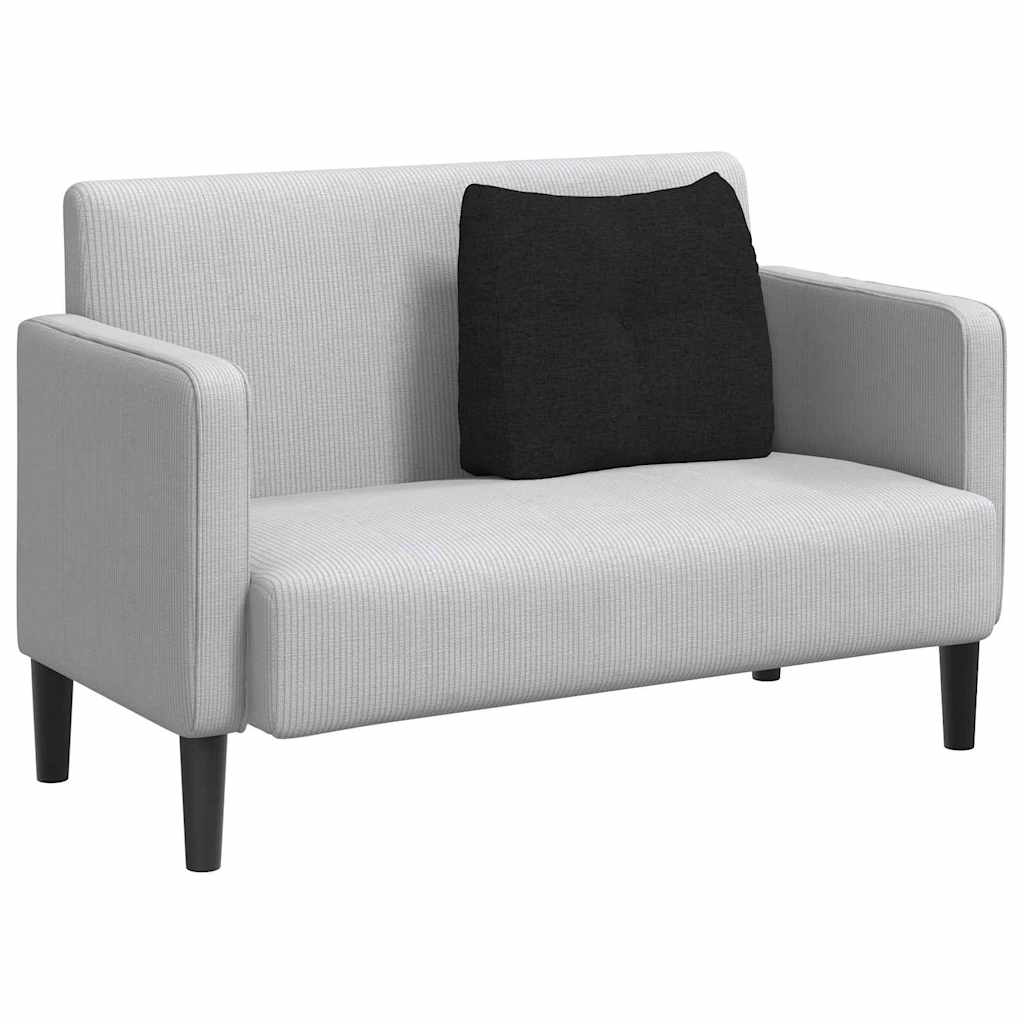 Rygpude Sort 60 x 24 x 50 cm Stof