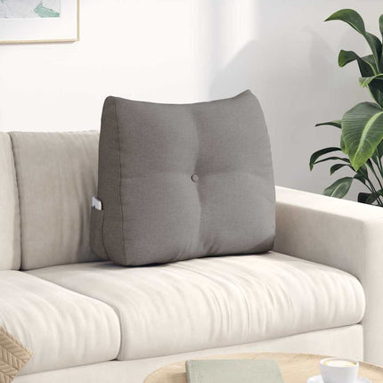 Rygpude Gråbrun 60 x 24 x 50 cm Stof
